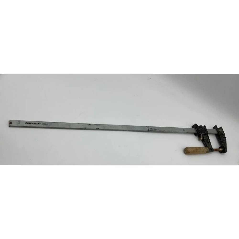 Columbian 42924 Heavy Duty‎ Bar Clamp Woodworking Metalworking Vintage Tool VTG